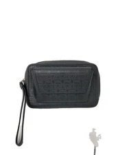 Salvatore Ferragamo Clutch Bag Bag Leather BLK Plain