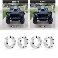 For Polaris Sportsman 335 400 500 4pcs 2" Wheel Spacers 4x156mm 3/8-24 Thread