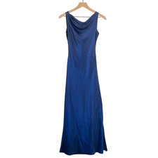 Reformation Women's NWT Corey Satin Dress Danube Size Extra Small