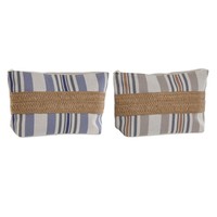 Reise-Toilettentasche Home Esprit Beige Lila 25 X 7 X 15 Cm [2 StüCk]