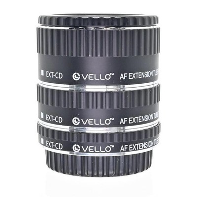 Vello Auto Extension Tube Set for Canon EF/EF-S Mounts and Lenses