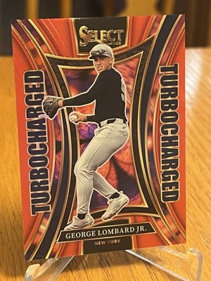 2025 Panini Select Turbocharged George Lombard Jr. #21 Red Prizm /99 RC Yankees