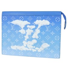 Louis Vuitton Pochette Voyage MM Monogram Clouds M45480 Clutch Bag Men Limited