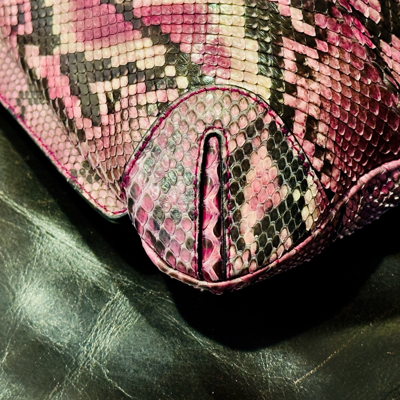 Michael Kors Collection Genuine Python Hobo Bag M… - image 10