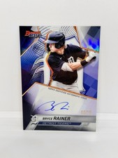 BRYCE RAINER 2025 Topps Bowman's Best Black Refractor Auto /10 Tigers #B25-BR
