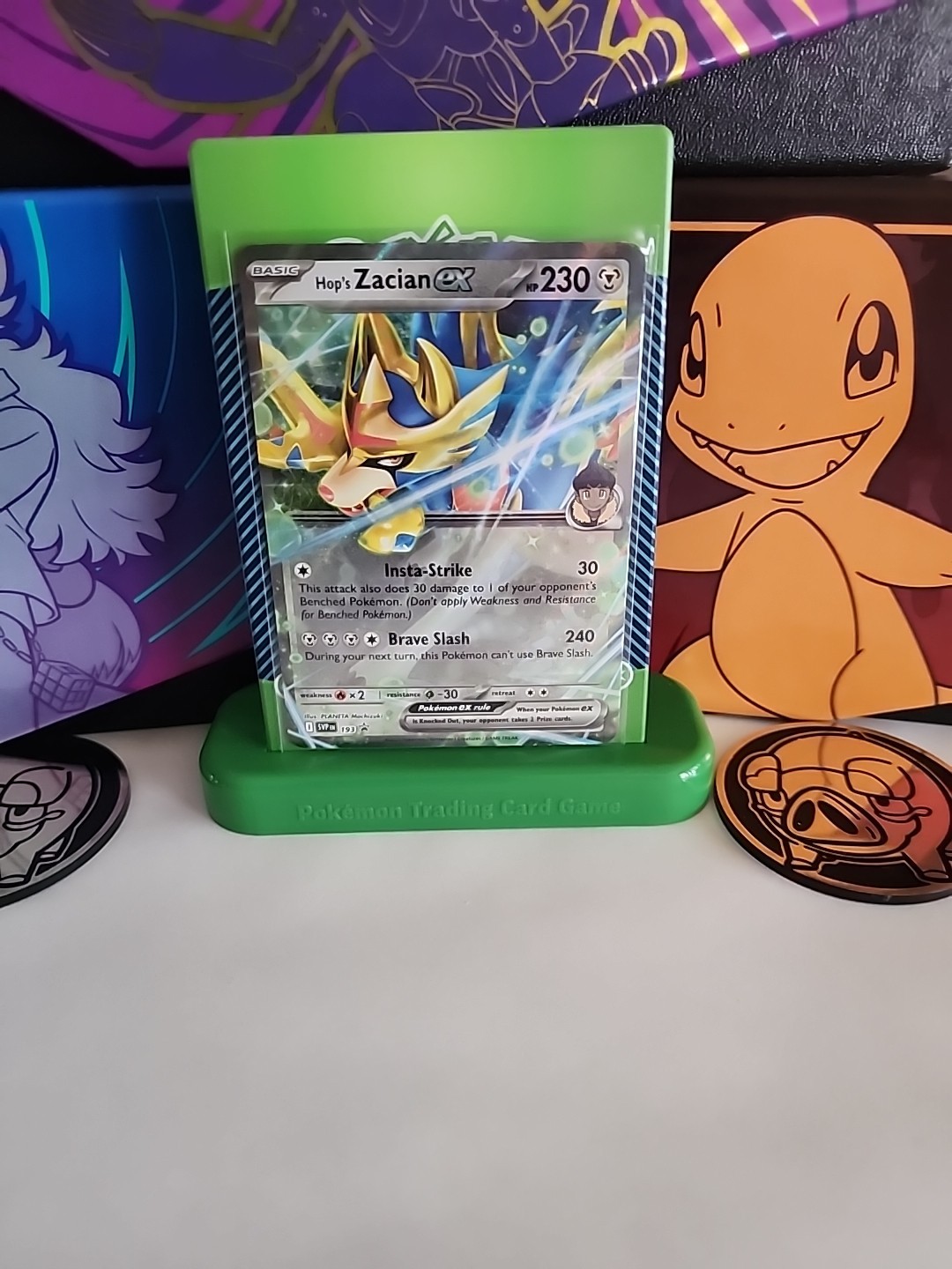 Hop's Zacian ex SVP 193 Black Star Promos Scarlet & Violet Holo Pokémon TCG Mint