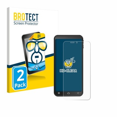 2x Display Schutz Folie für Emporia Smart ME7 Zubehör Transparent