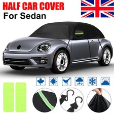 Half Car Cover Top Roof Sun UV/Rain Protection Waterproof Outdoor Universal Tool