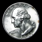 1941-S ERROR Washington Quarter Silver ---- Gem BU+ Condition Coin ---- #KK639