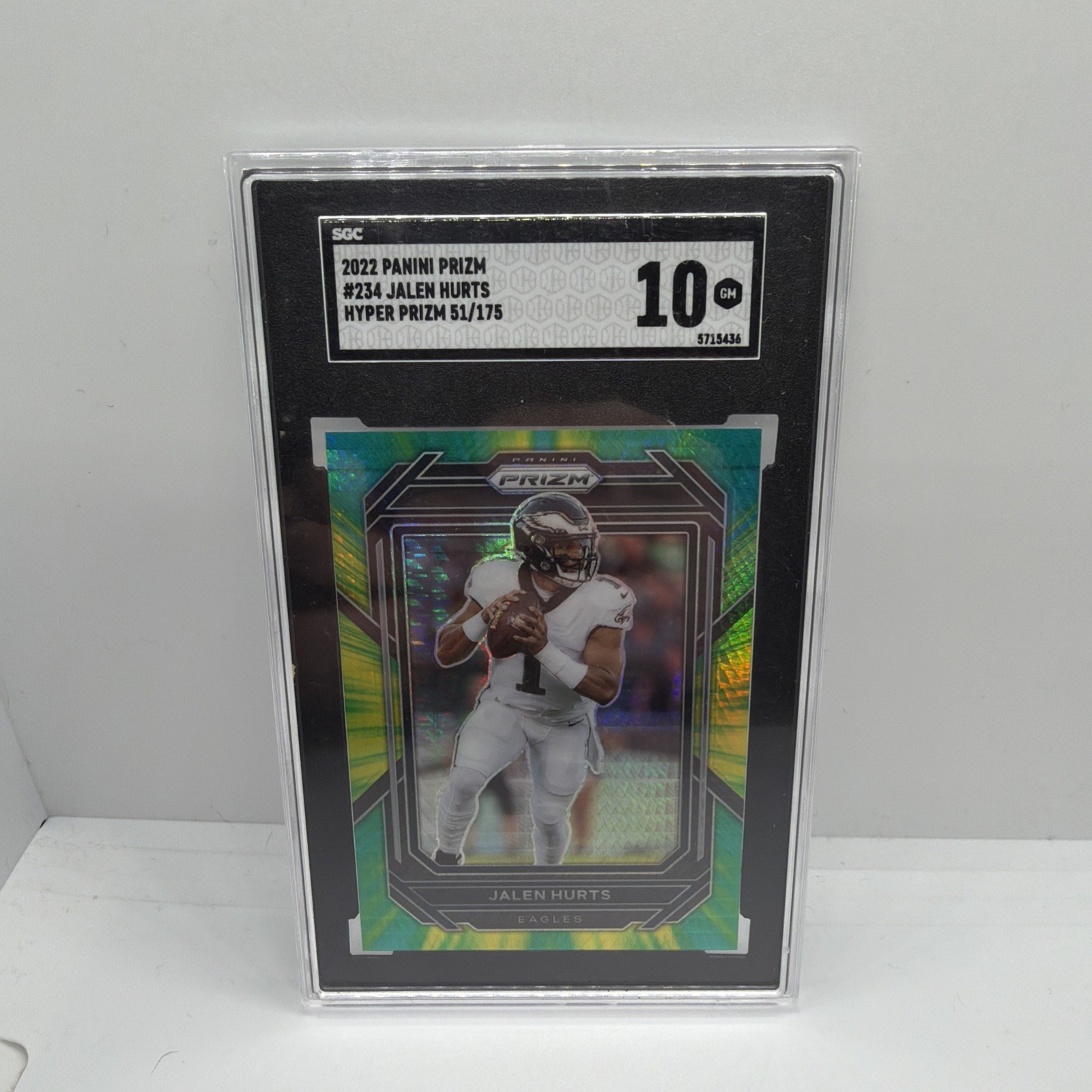 2022 Panini Prizm - Jalen Hurts #234 Hyper Prizm /175