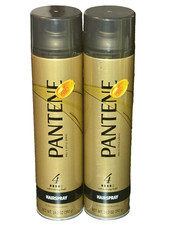 Lot of 2 Pantene Pro-V Level 4 Extra Strong Hold Texture-Building Hairspray 14oz