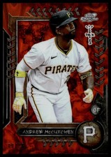 2024 Topps Chrome Cosmic x Cactus Jack #7 Andrew McCutchen Orange Refractor #/25