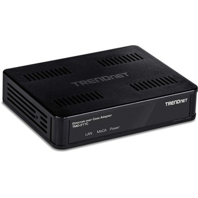 Ethernet Over Coax Adapter, MoCA 2.0 Compatible, Gigabit LAN, 1Gbps Speed, 16 No