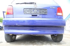 VW Polo 6N Stoßstange hinten 2-geteilte Heckstoßstange LD5D blau Stoßfänger