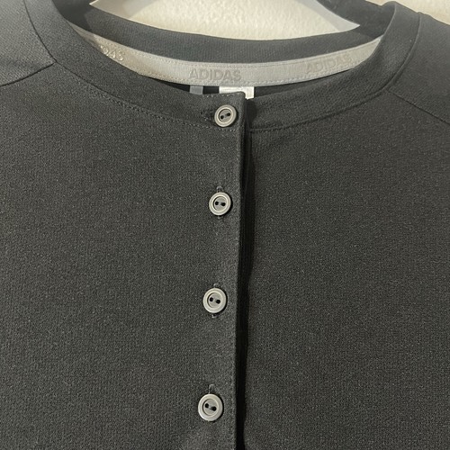 Adidas Essential Crew Golf Shirt Small schwarz NEU Kurzarm sportlich sportlich - Bild 3 von 10