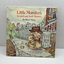 Little Monster's Scratch and Sniff Mystery  Golden Press 1980 Mercer Mayer