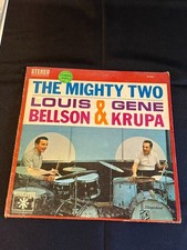 The Mighty Two Louis Bellson Gene Krupa Stereo SR 52098 Roulette Birdland Record