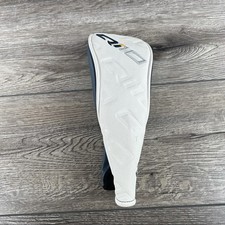 TaylorMade Qi10 Rescue Hybrid Headcover White Navy Golf Club Cover OEM Tags