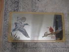 Vintage Leinenkugels Beer Mirror Hunting Theme Ducks Native American 1940's Sign