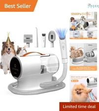 Dog Grooming Vacuum Kit 12000Pa Strong Suction Quiet Large Capacity