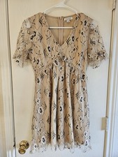Francesca's "Liv" floral lace mini dress