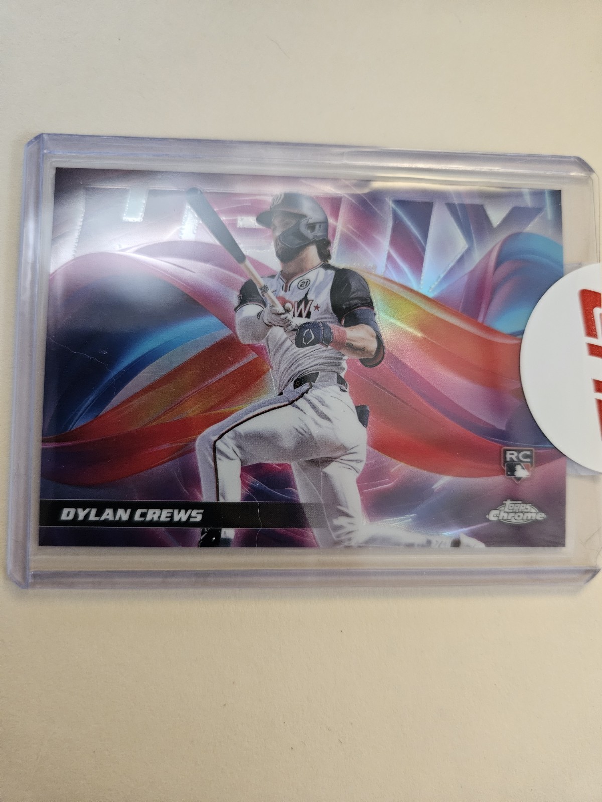 2025 Topps Chrome Dylan Crews Helix SSP  HX-7 (RC)