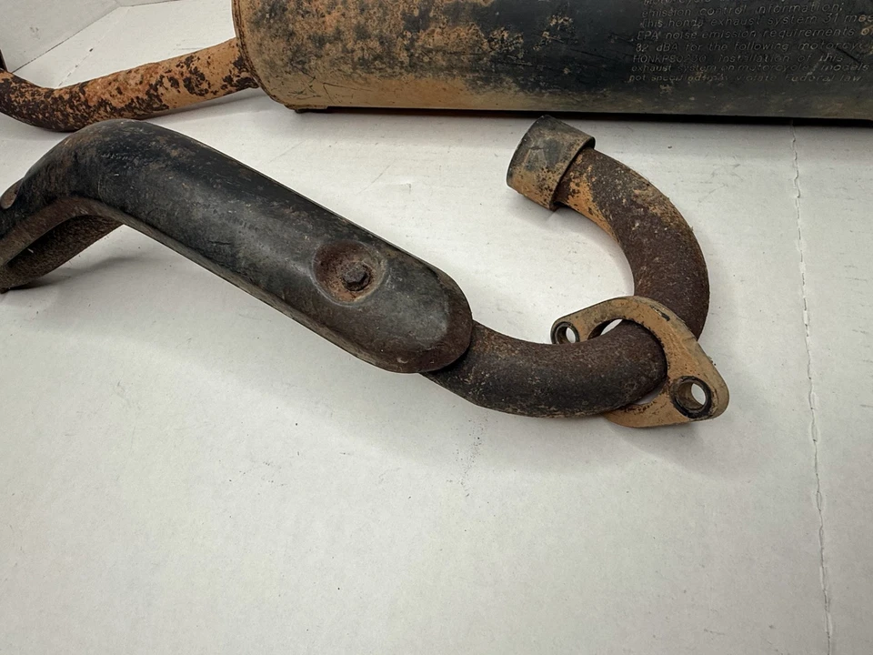 Honda CRF230 2004 03-12 OEM silenciador silenciador cabezal tubo colector calor Foto 2 de 4