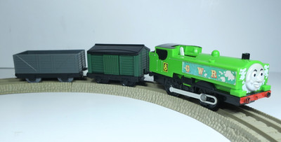 Motorized Trackmaster Thomas & Friends Train Tank Engine 2009 Duck Close Shave