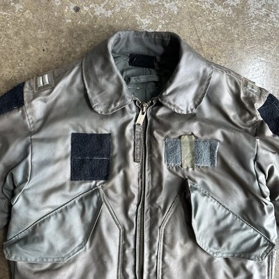 Vintage US Military CWU-45/P Nomex Scovill Zip Flight Jacket W
