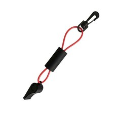 Compact For KAYAK Whistle Lanyard Red Black ABS Plastic 9.84 inch Total Length