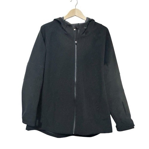 Fabletics Black Softshell Hooded Jacket Full Zip … - image 2
