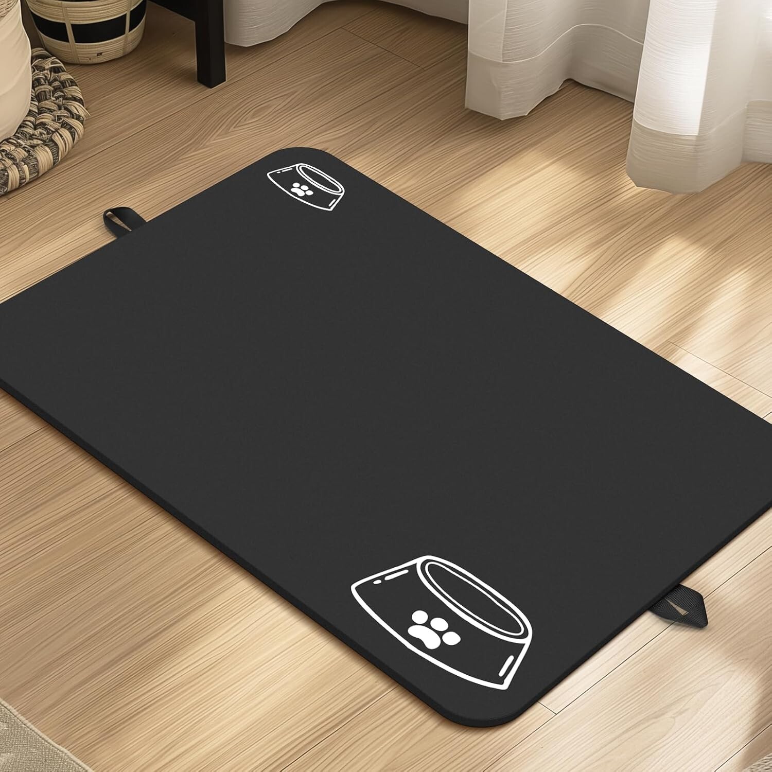 Dog Feeding Mat Quick-Dry Absorbent &ndash; Dog Food & Water Spill Mat