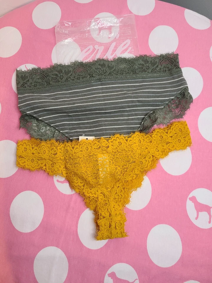 Bragas de algodón y encaje Aerie 2pk talla XS nuevas con etiquetas Foto 4 de 4