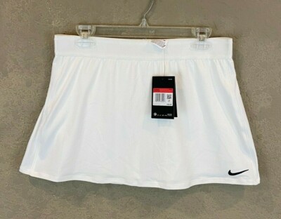 Nike Women's Tennis Court Dry Skirt Straight White Size Large