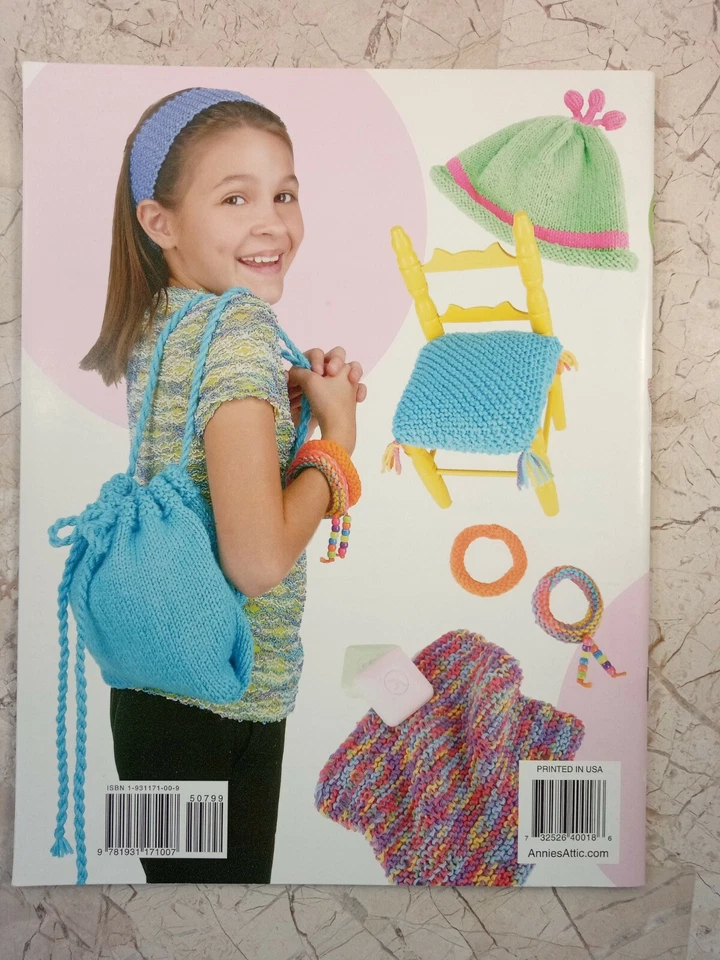 Annie's Attic I CAN KNIT Booklet 873791 Step by Step 11 Cool Preteen Projects - Image 2 of 4