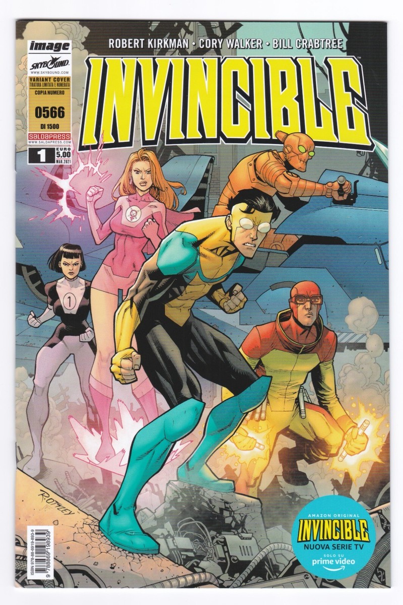 Invincible #1 Amazon Prime Edition + 9 extra pages Limited to 1500