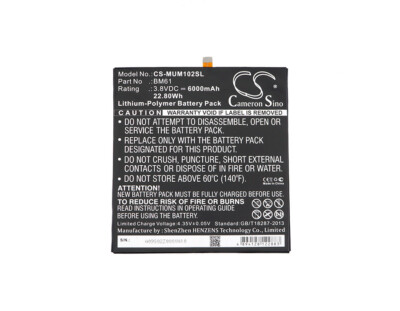 Cameron Sino 3.8V 6000mAh Li-Poly Replacement Battery For Xiaomi Tablet