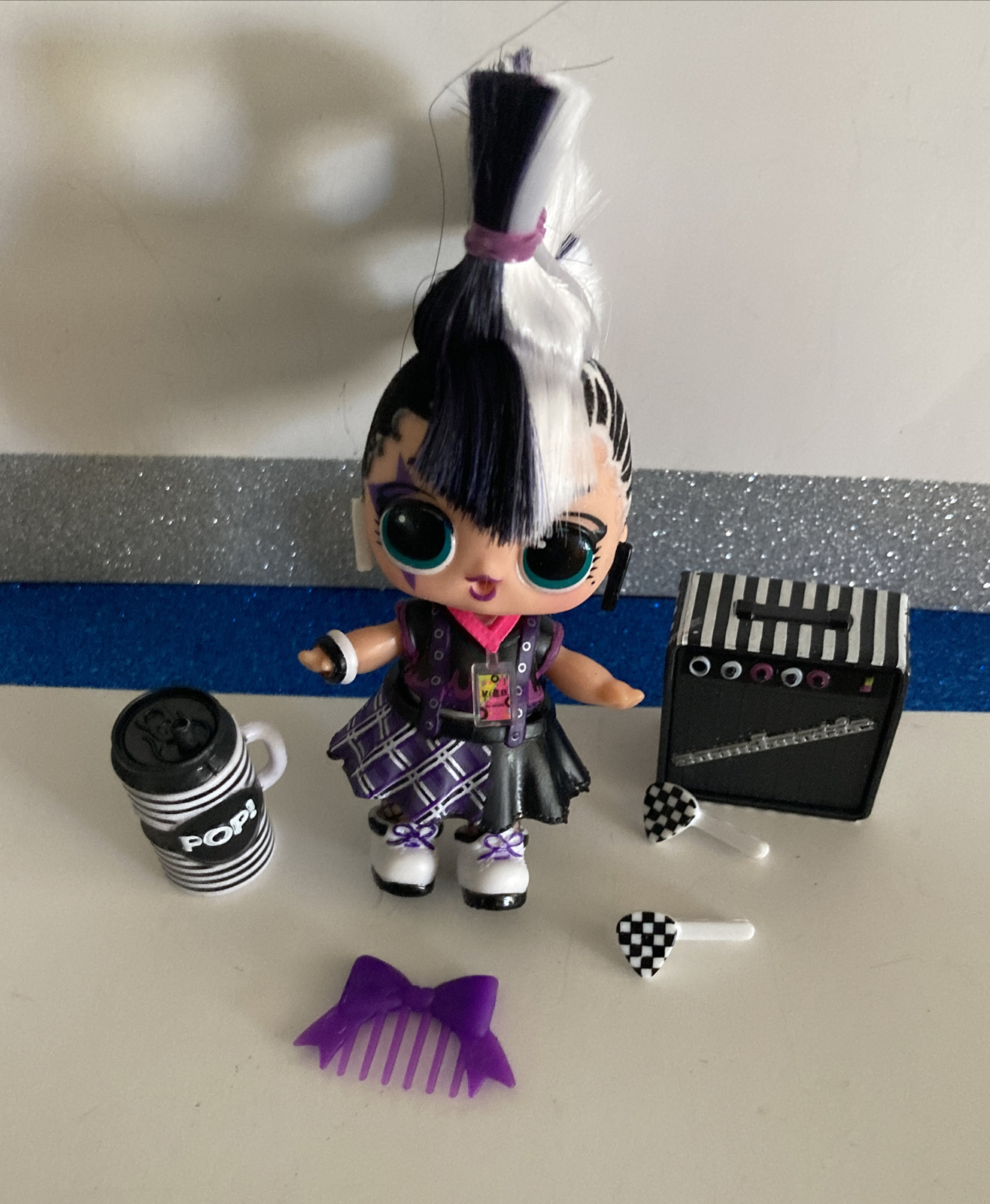 LOL Surprise ROADIE Remix Hair Flip Doll AND Sealed accessories. NEW