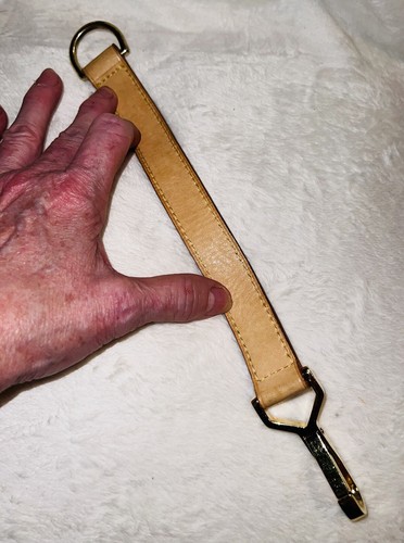 LOUIS VUITTON Vanchetta Cinghia per Valigia PEGASE in Pelle, Lunghezza 12" - Foto 6 di 11