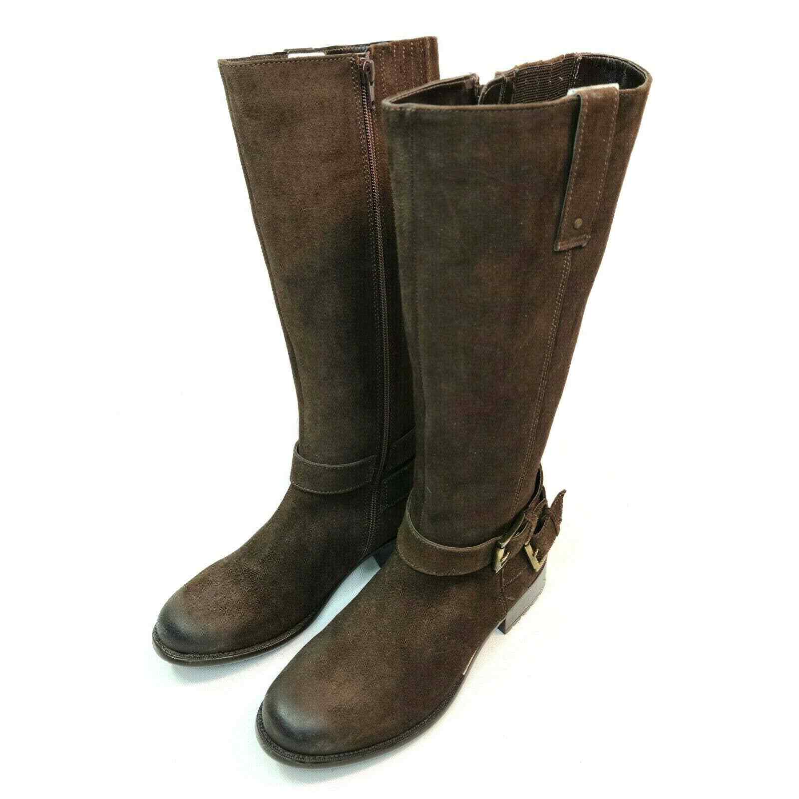Clarks Plaza Steer Brown Suede High 