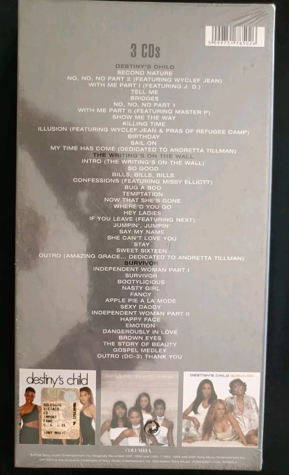 Destiny's Child – The Collection 3x CD Box Set Mint Sealed - Imagen 2 de 2