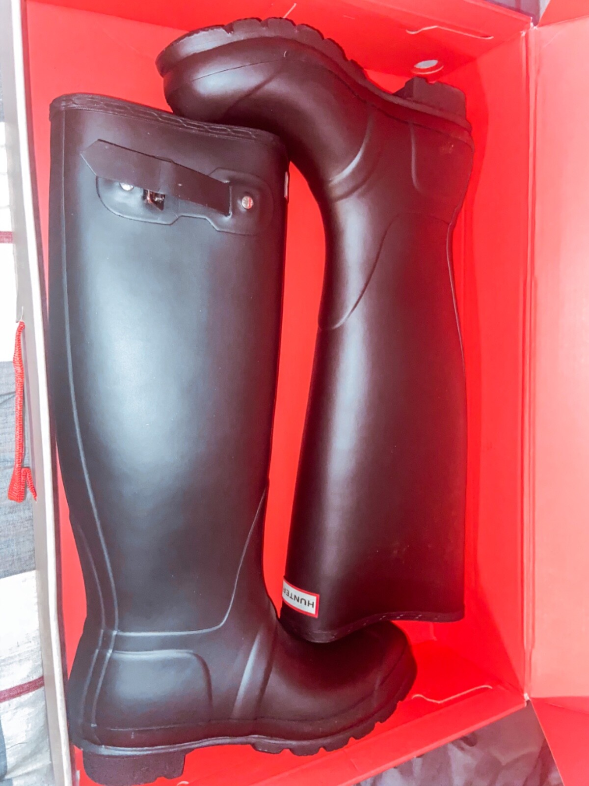 Hunter WFT1000RMA Women's Rain Boots, Size 8 Black for sale online eBay