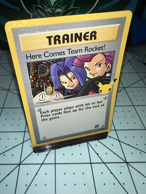 Here Comes Team Rocket! 15/82 Celebrations Holo Rare NM | eBay