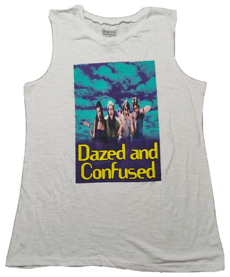 DAZED AND CONFUSED Movie Women Size XL White Tank Top NEW