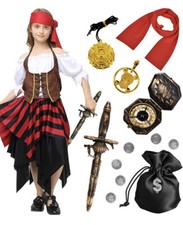 Toddler Girl Pirate Costume Size T 3-4 NWOT
