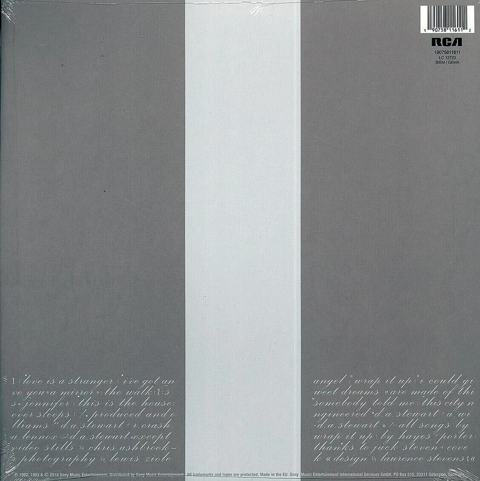 EURYTHMICS "SWEET DREAMS ARE MADE OF THIS" (180g) BRAND NEW! SEALED LP! (MINT) - Image 2 of 2