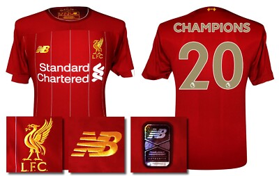 LIVERPOOL HOME SHIRT 2019 2020 CHAMPIONS 20 SMALL OFFICIAL NEW BALANCE  ITEM UK