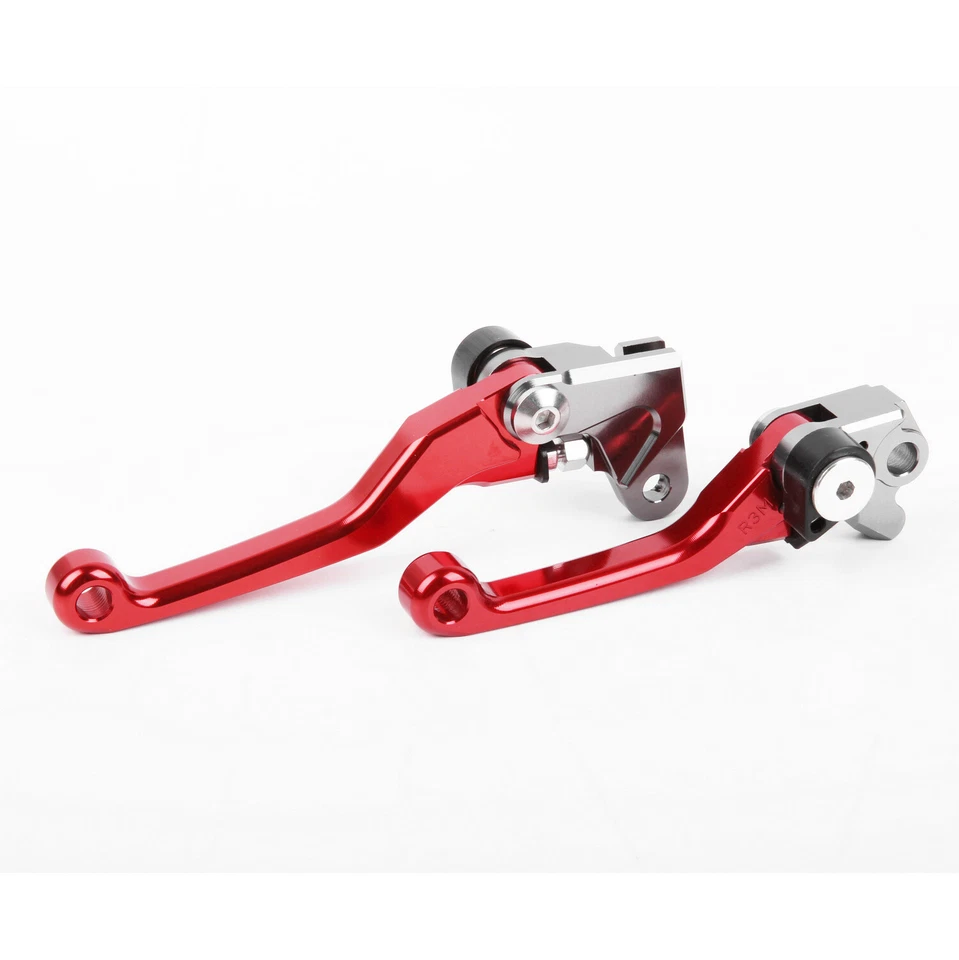 Fit Honda CRF450R 2002-2020 CRF250R 2004-2020 Pivot Clutch Brake Levers US Red Foto 3 de 4