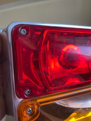 Weldon 3884 Tri 3x7 Rear Lamps Stop & Tail & Turn & Reverse LH Fire Ambulance - Picture 3 of 19
