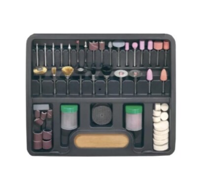 99-teiliges Set, umfangreiches Zubehör zum Fräsen, Schleifen, Polieren, Gravieren